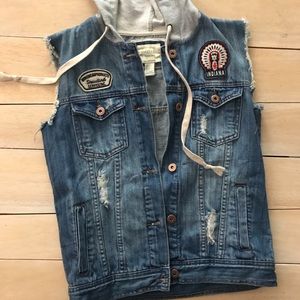Best 25+ Deals for Hooded Denim Vest 